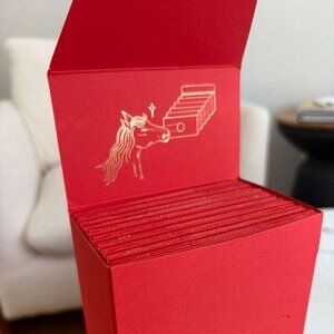 Hermes 2026 Red Pocket - Chinese New Year - Year of the Horse (Authentic)